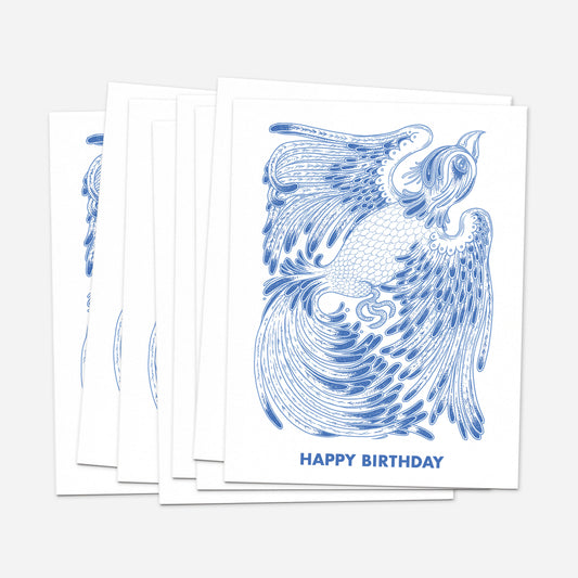 Set of 8 "Happy Birthday" Greeting Cards