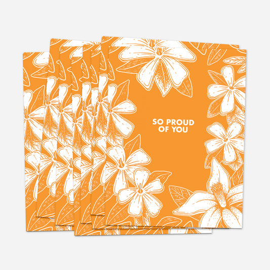 Set of 8 of "So Proud Of You" Greeting Cards