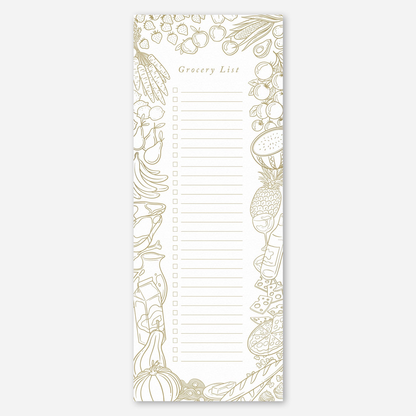 Grocery List Notepad