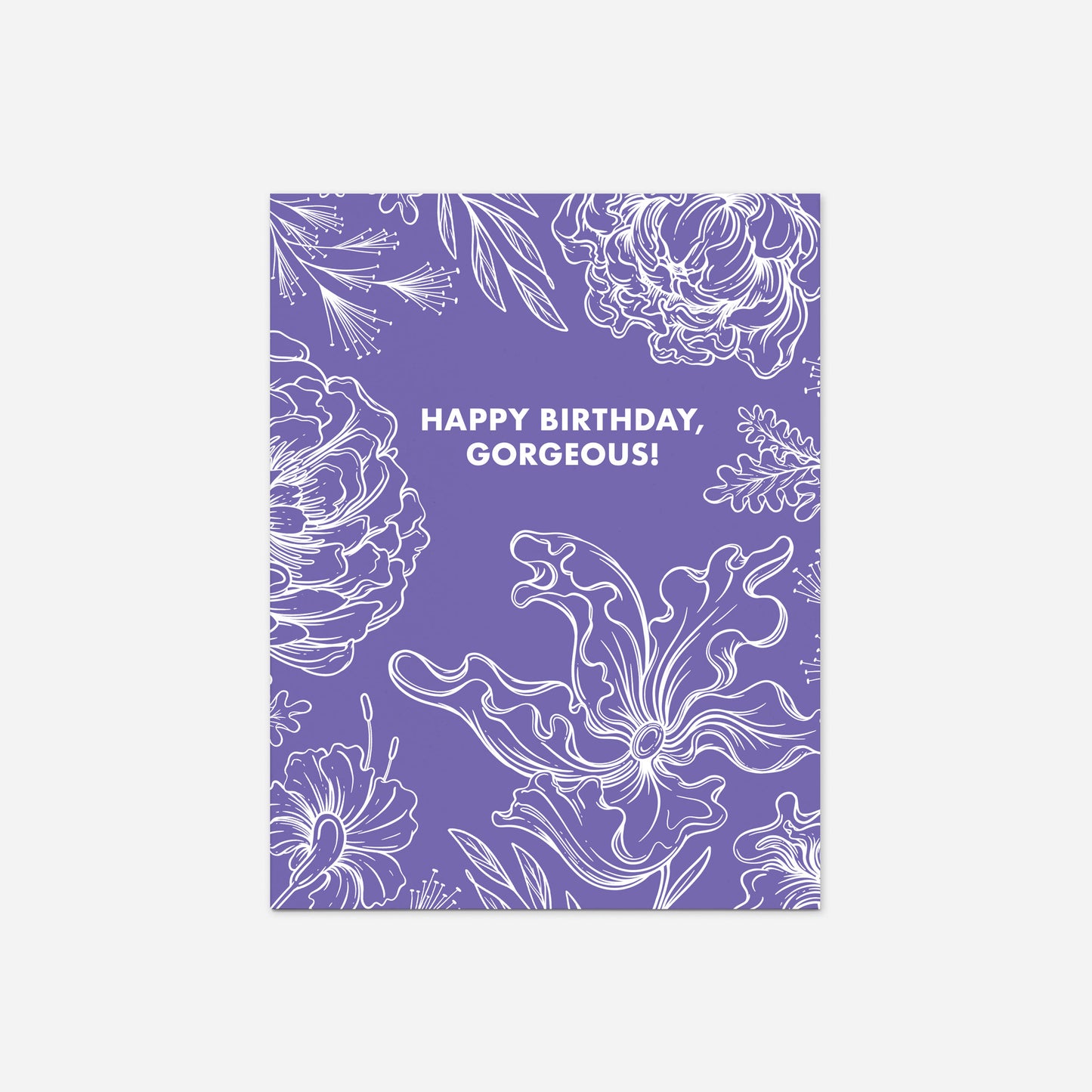 Set of 8 "Happy Birthday Gorgeous" Greeting Cards