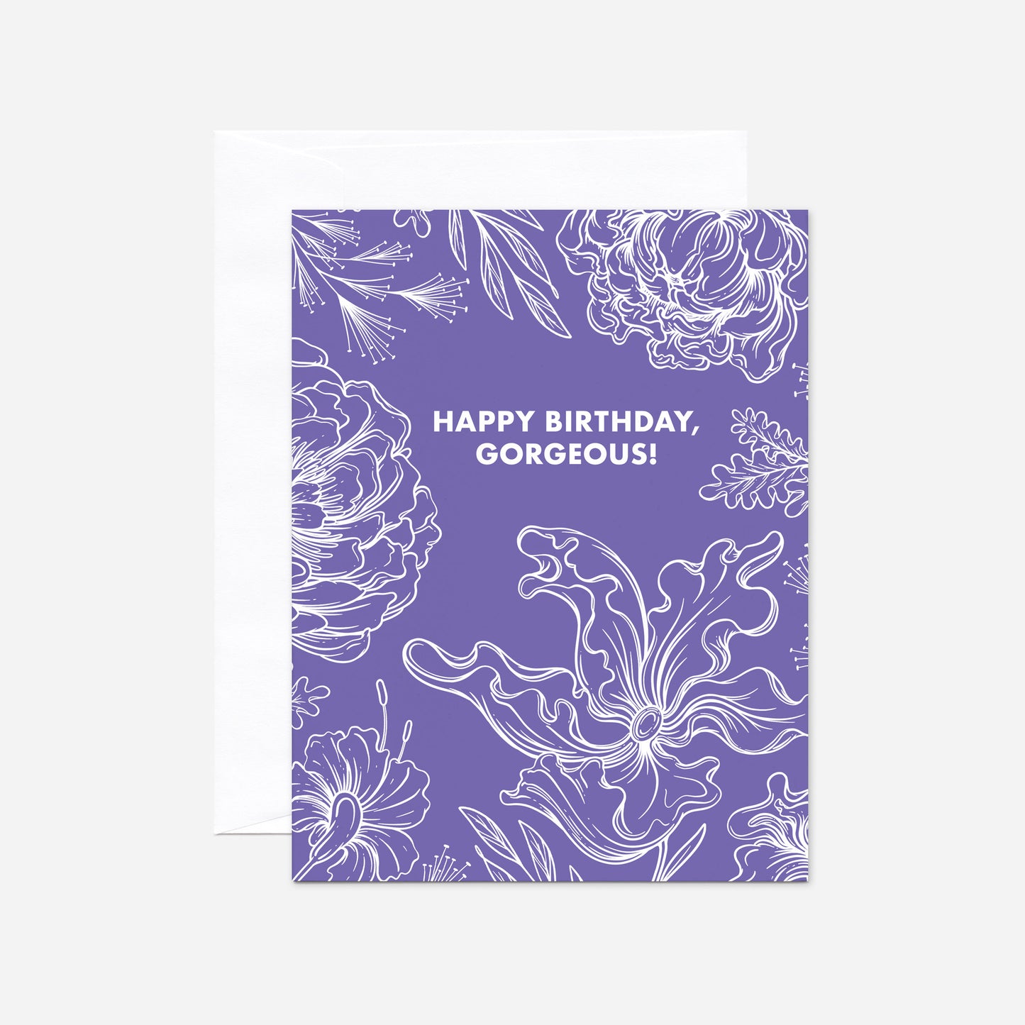Set of 8 "Happy Birthday Gorgeous" Greeting Cards