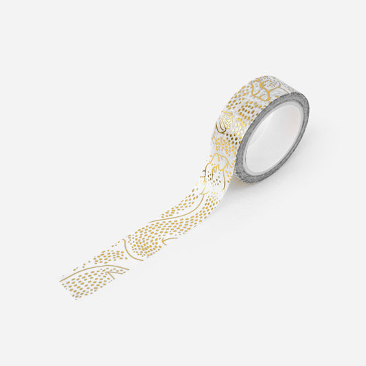 "Golden Cheetahs" Biodegradable Washi Tape