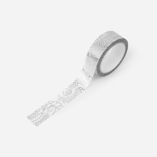 "Silver Cheetahs" Biodegradable Washi Tape
