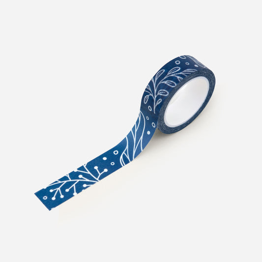 "Blue Winter" Biodegradable Washi Tape