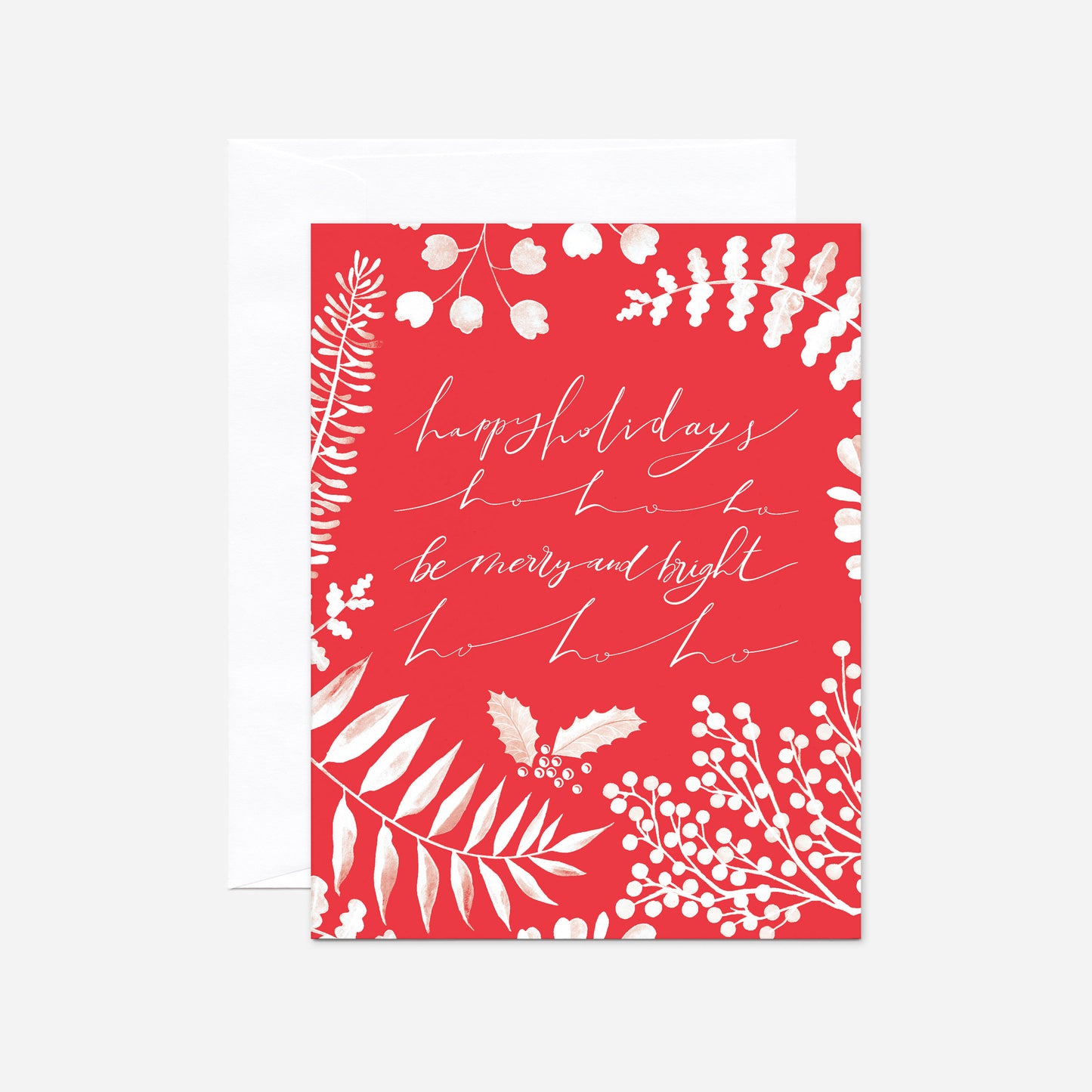 Set of 8 "Happy Holidays" Greeting Cards