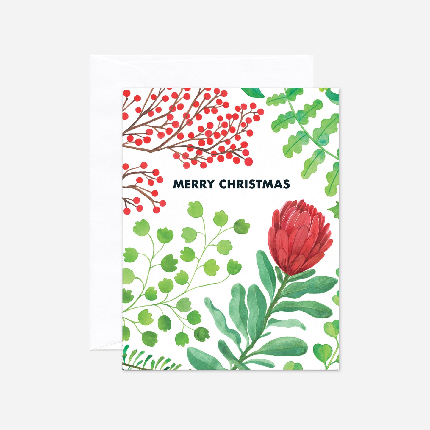 Set of 8 "Merry Christmas" Greeting Cards