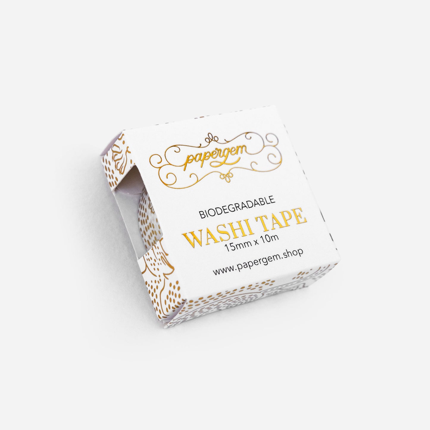 "Golden Cheetahs" Biodegradable Washi Tape