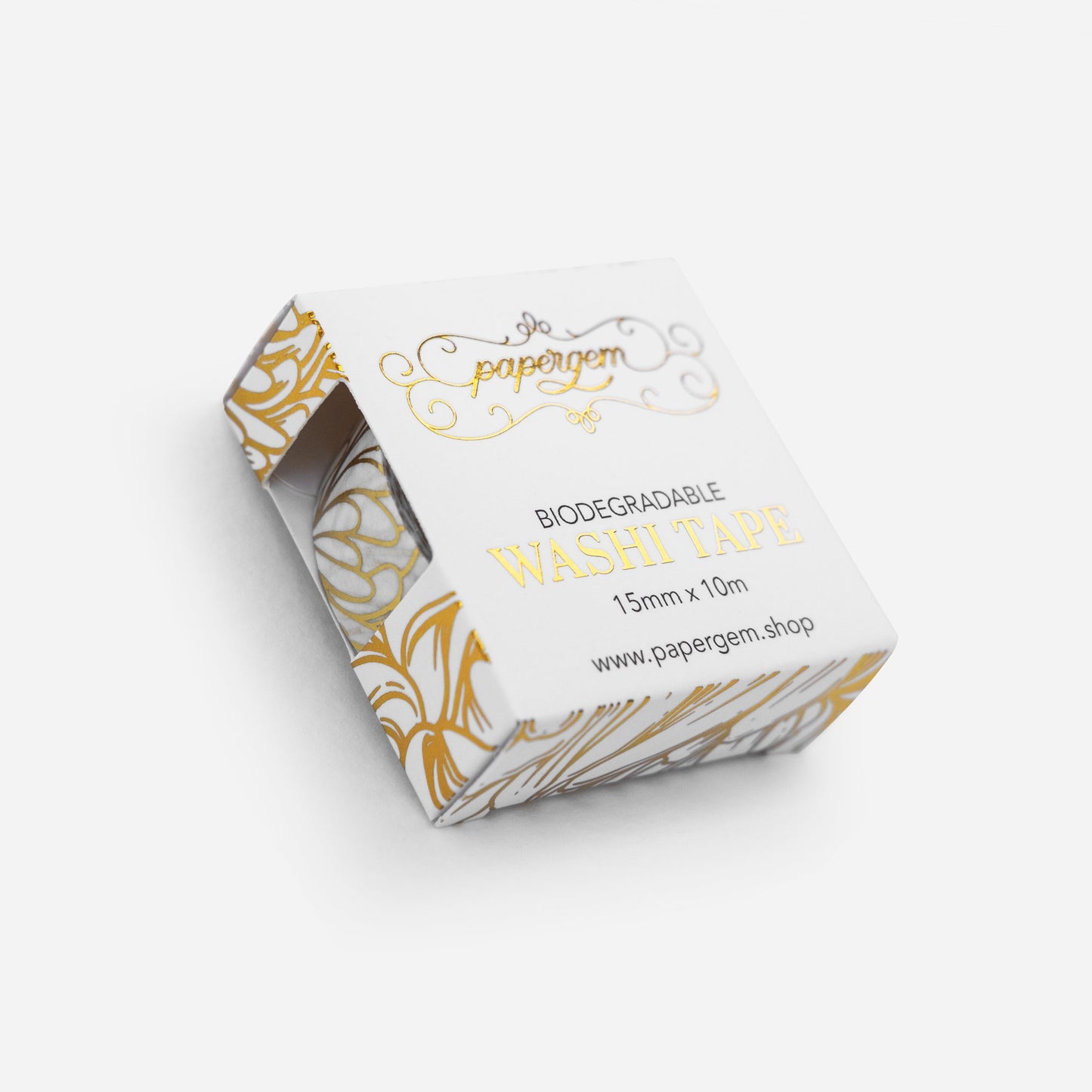 "Golden Royal Gardens" Biodegradable Washi Tape