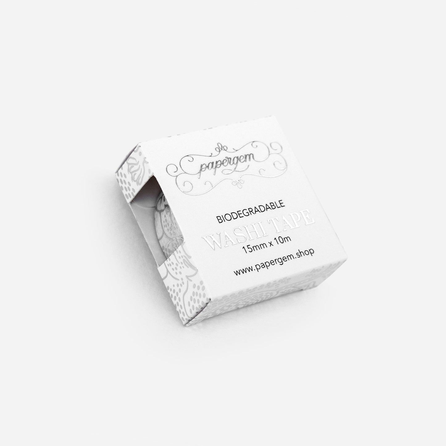 "Silver Cheetahs" Biodegradable Washi Tape