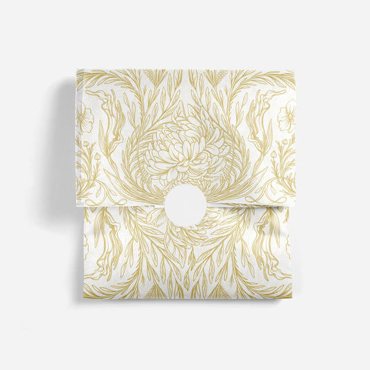 " Golden Royal Gardens" Tissue Paper