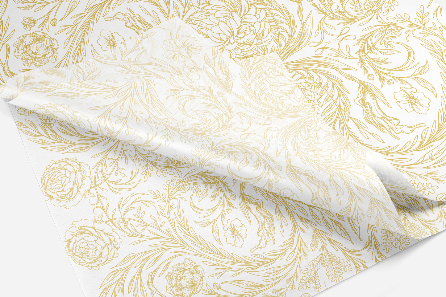 " Golden Royal Gardens" Tissue Paper