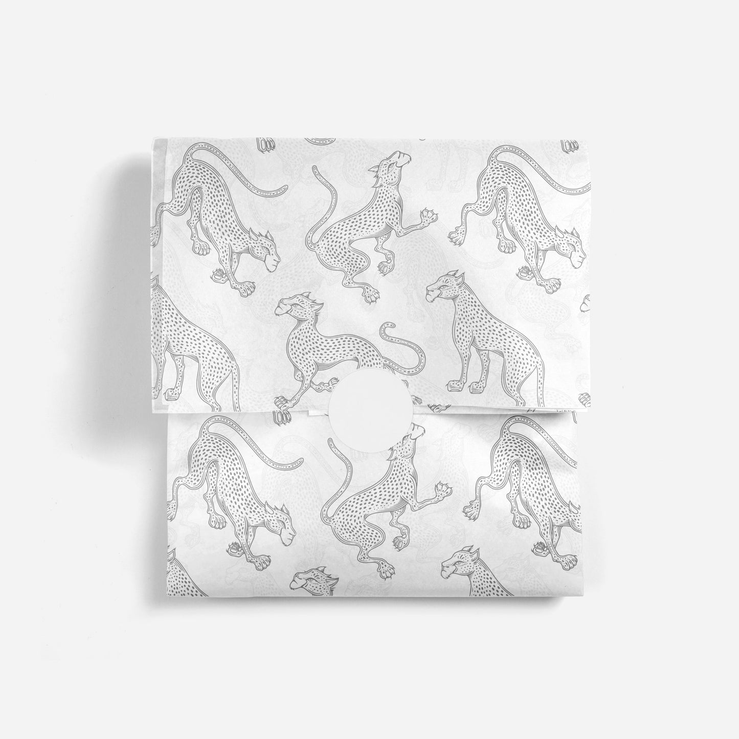 "Silver Cheetahs" Tissue Paper