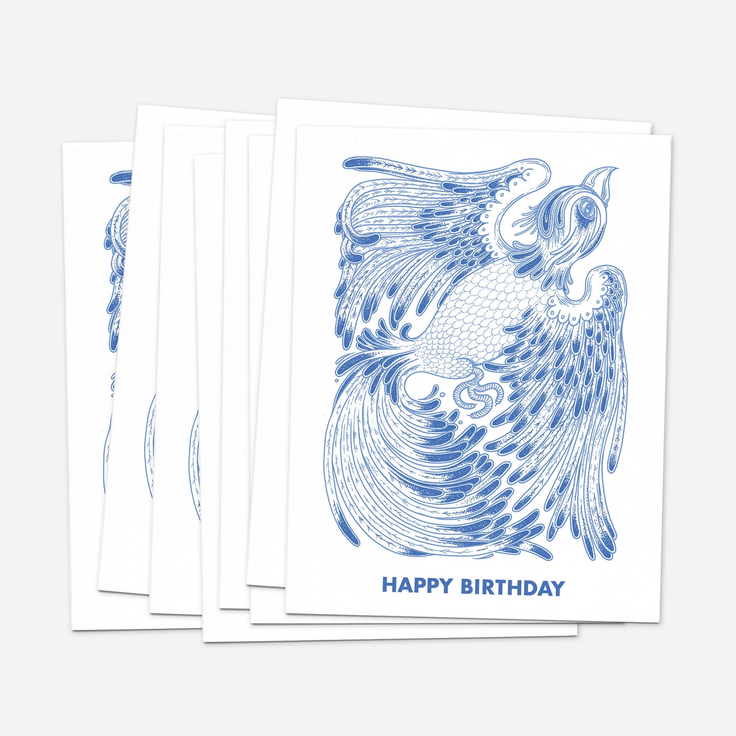 Set of 8 "Happy Birthday" Greeting Cards
