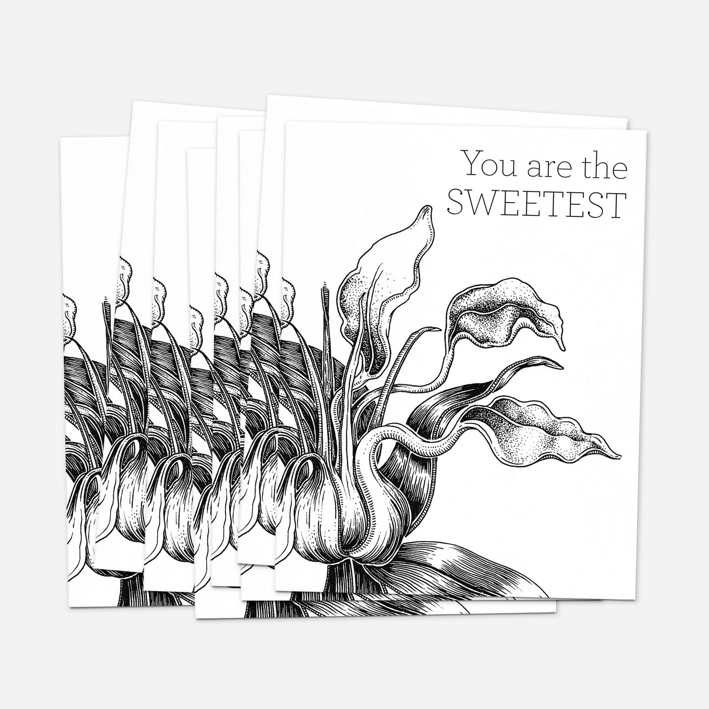 Set of 8 "You Are The Sweetest" Greeting Cards