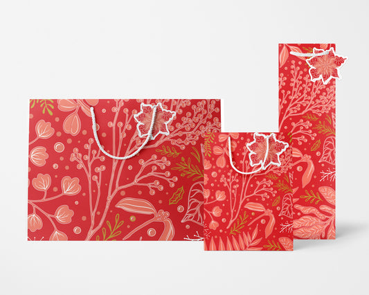 Festive Florals Gift Bags