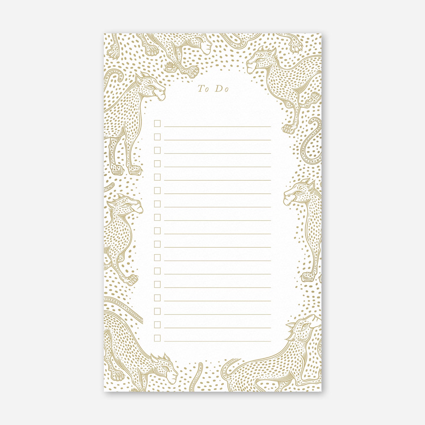 Golden Cheetahs Notepad