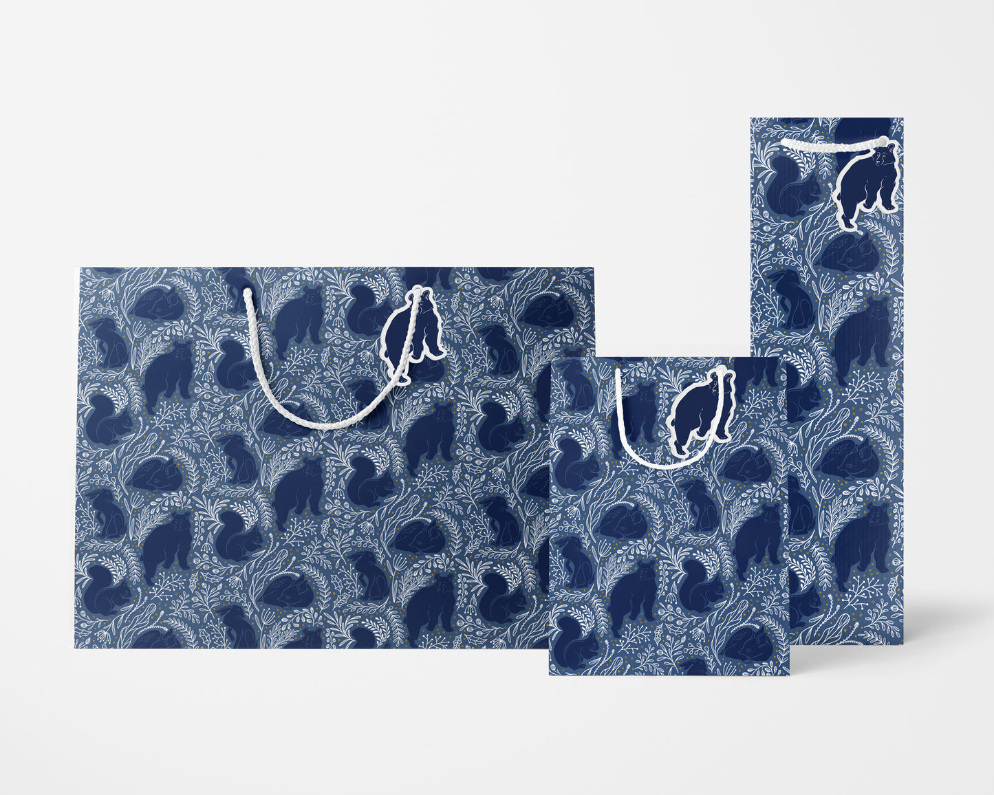 Winter Animals Gift Bags