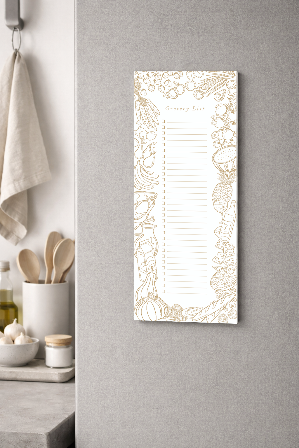 Grocery List Notepad