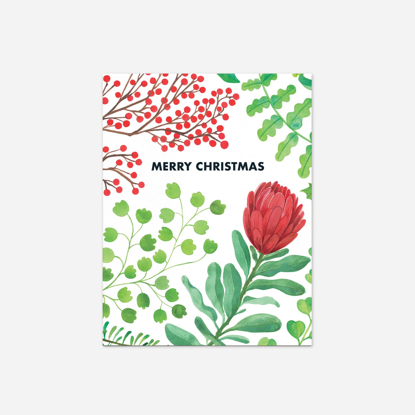 Set of 8 "Merry Christmas" Greeting Cards