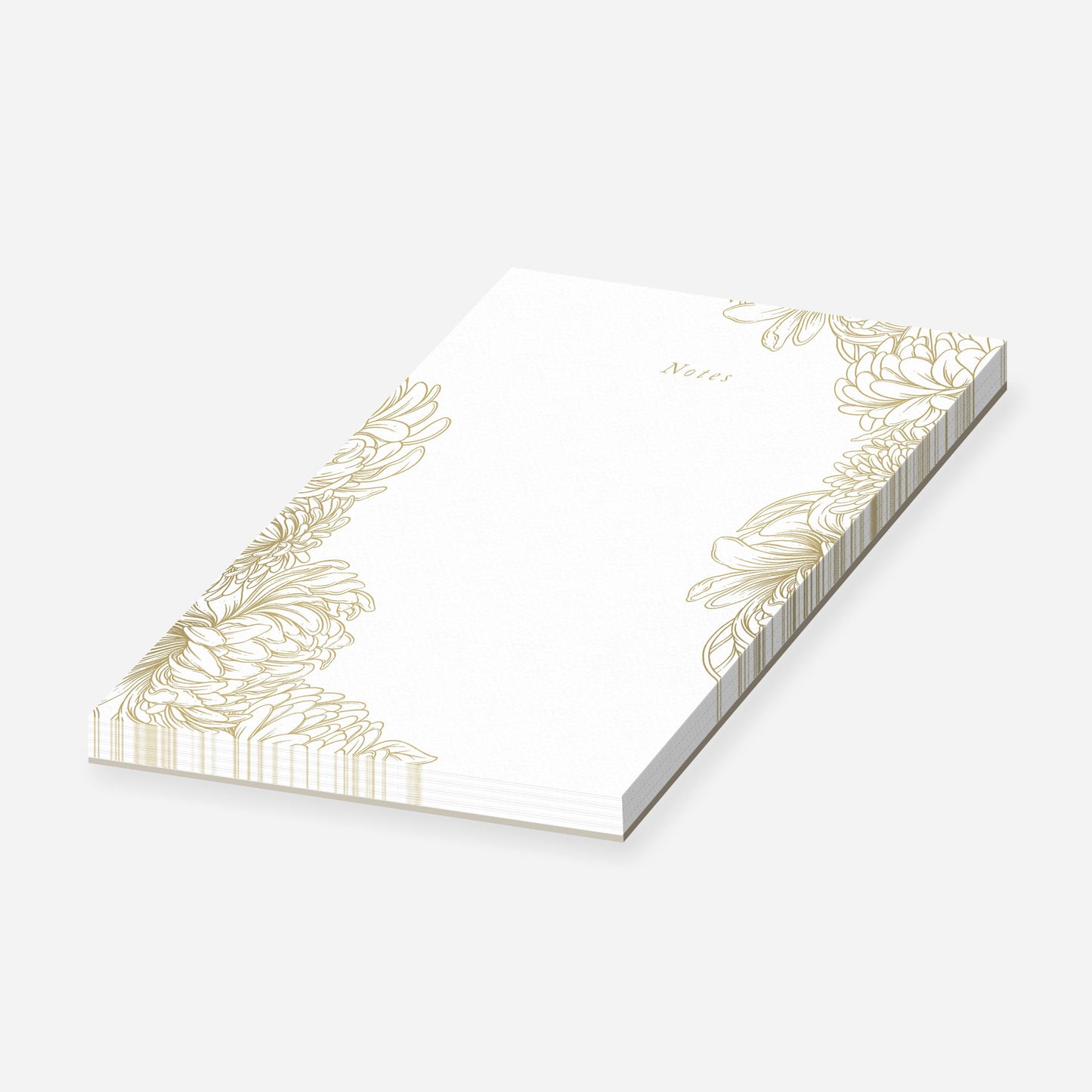 Golden Peonies Notepad