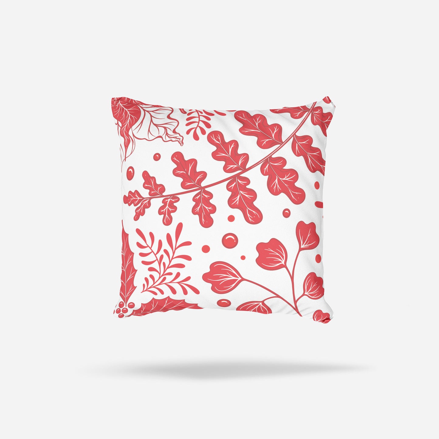 "Festive Florals" Square Pillow