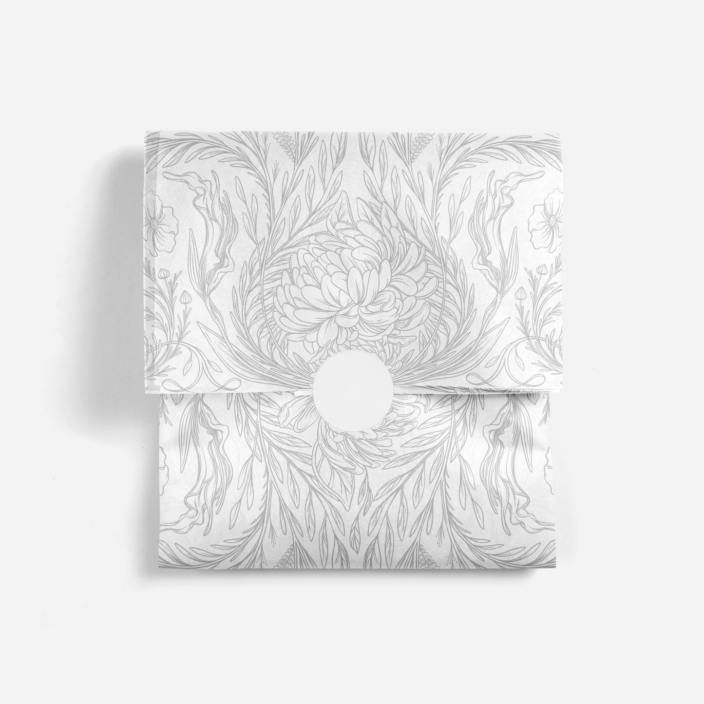 "Silver Royal Gardens" Tissue Paper