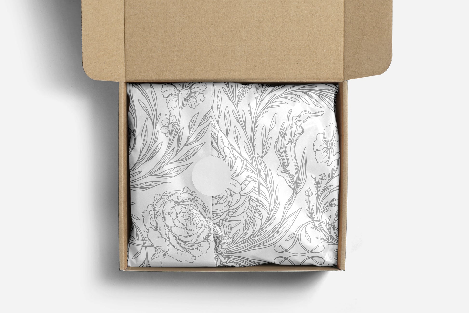 Silver Royal Gardens Tissue Paper – Papergem
